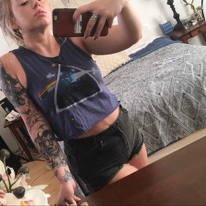 Pink Floyd cut off tank top